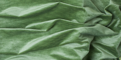 green velvet linen fabric Scala Equipo DRT