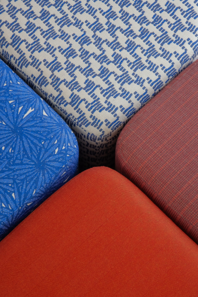upholstery fabrics Equipo DRT that merge art and textile innovation