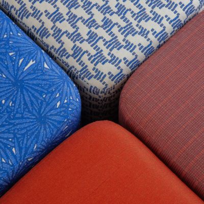 upholstery fabrics Equipo DRT that merge art and textile innovation
