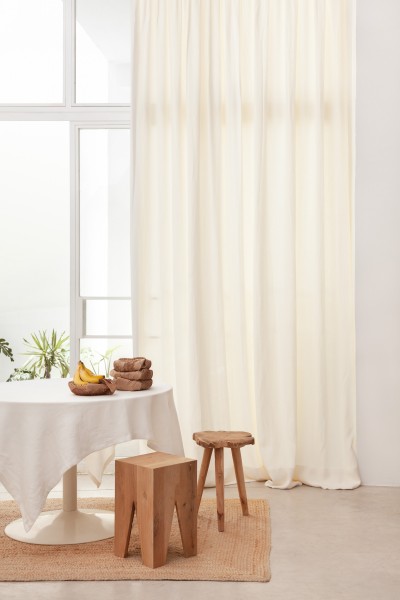 telas de lino natural grueso para cortinas Sinua de Equipo DRT 