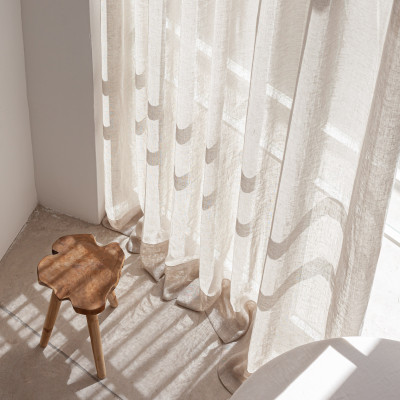 cortina lino transparente equipo drt 